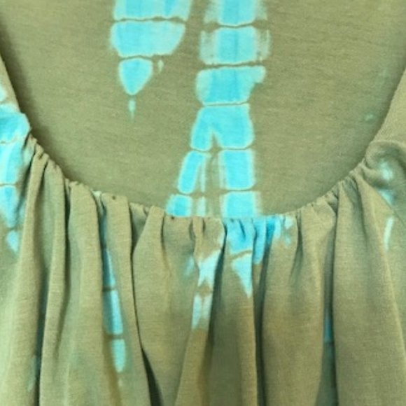 SUNDANCE CATALOGUE Boho Tie-Dyed Empire Tunic - S - Picture 4 of 8